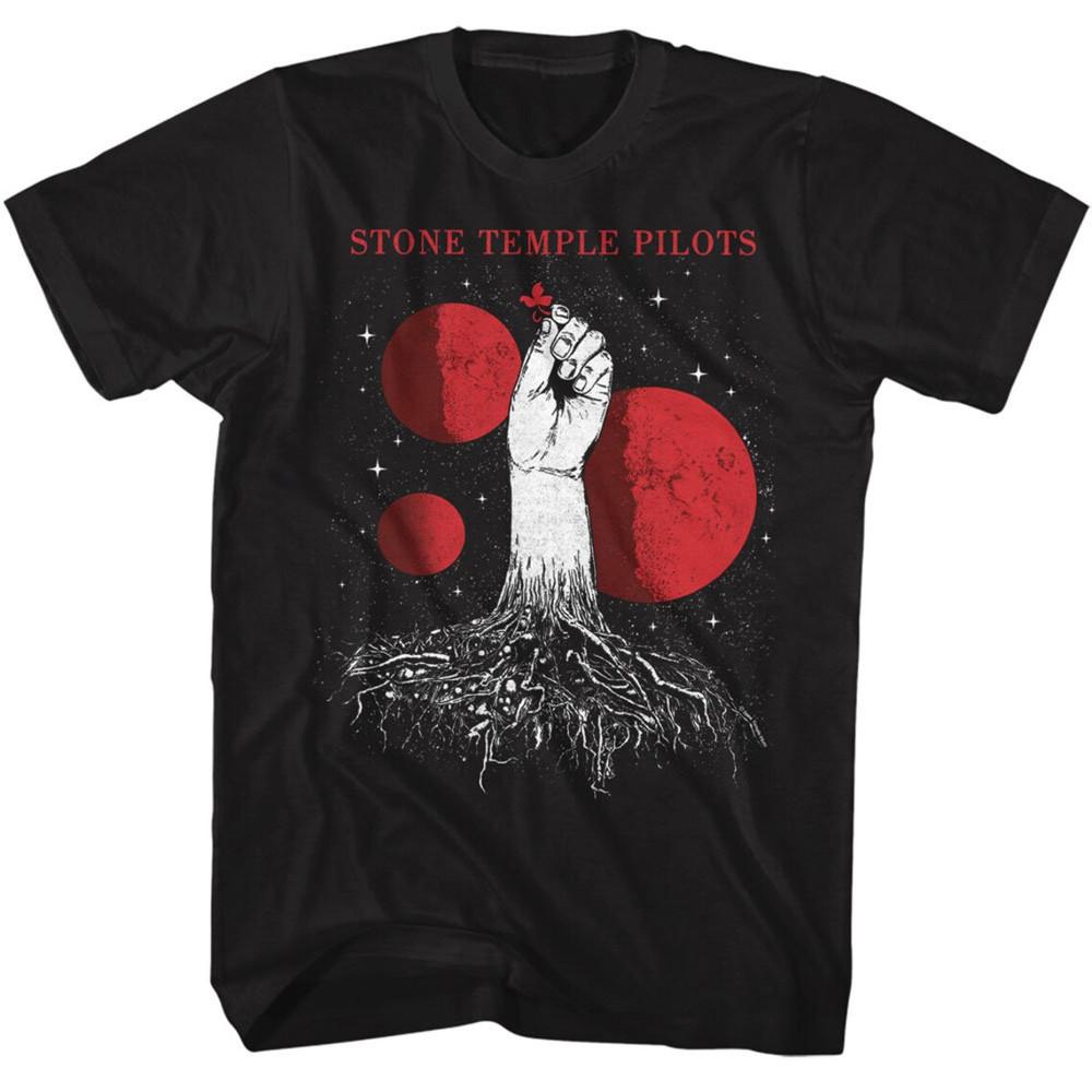 Футболка с логотипом группы Stone Temple Pilots Черная Хлопковая Для Мужчин Женщин Унисекс XL