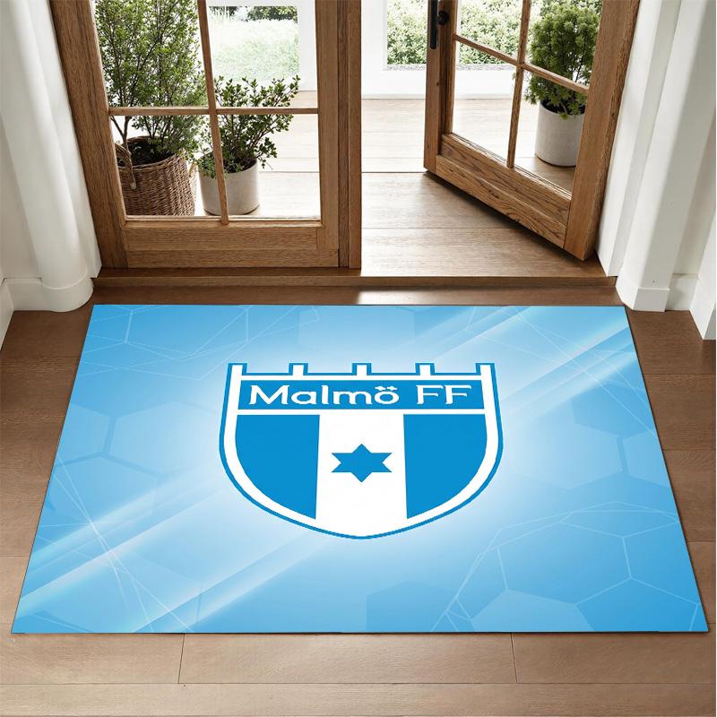 Malmö FF Design Crystal Velvet Rug Soft Decorative Mat for Bedroom Entrance