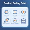 Multiport USB C PD Charger 50W Fast Charging Charger QC3.0 Quick Phone Adapter for iPhone Samsung Xiaomi Type C USB Wall Charger