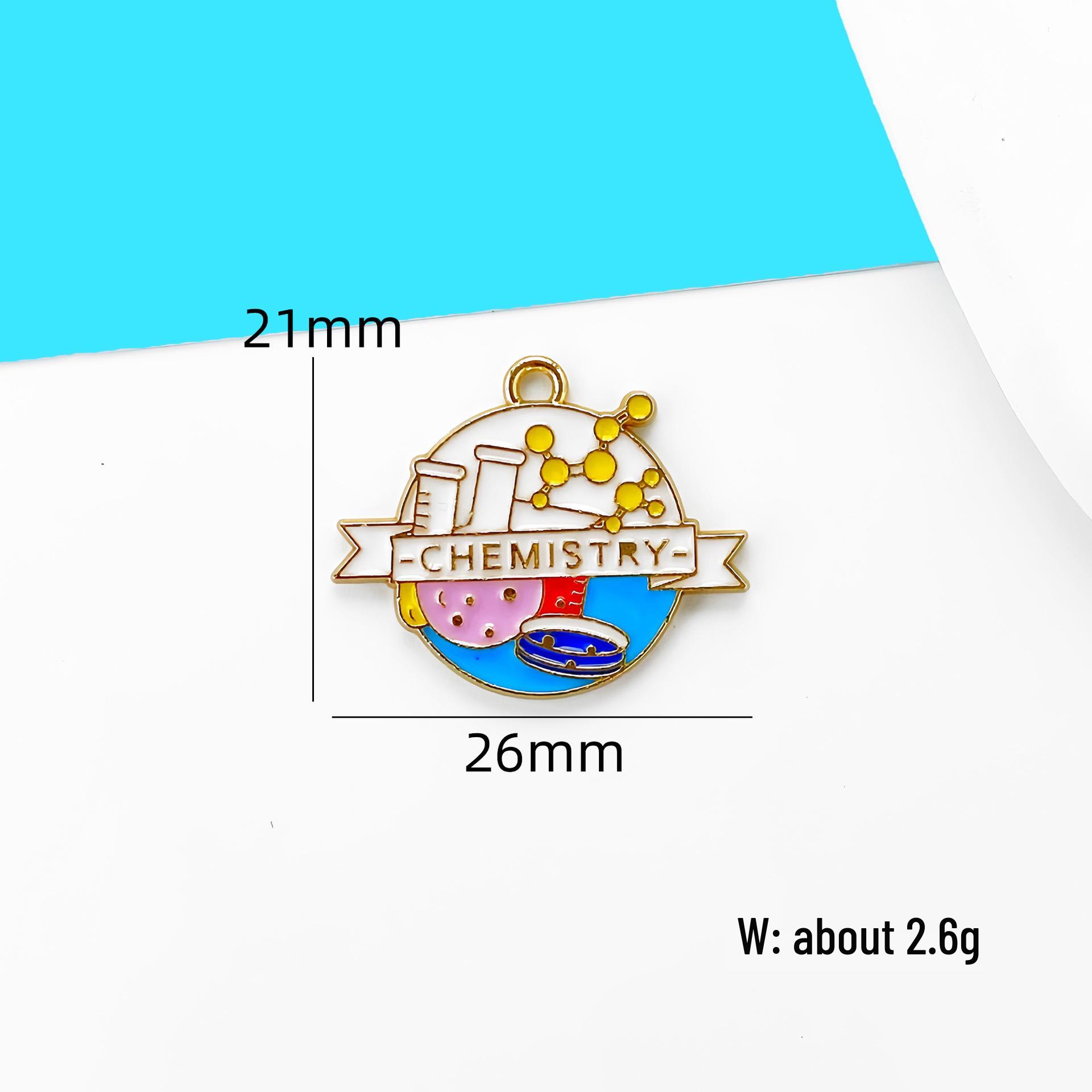 

Підвіски-брелоки для ключів Мікроскоп Академії ДНК: Сплавні ювелірні аксесуари та підвіски для сумок Size - see image