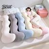 Body Support Cushion Cooling Pillow for Adults & Side Sleepers Breathable L-Shaped Long L Shaped Hugging Pillow Full Leg with Removable Cover