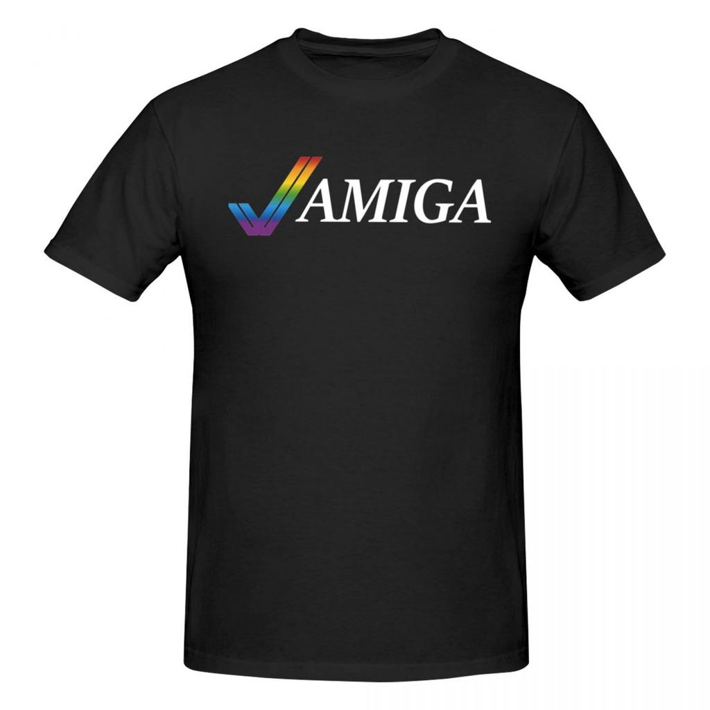 Unisex Amiga Gifts T Shirt Streetwear Oversized Cotton Crewneck Sleeve Tshirt Unisex