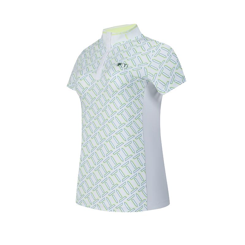 New FILA Polo Shirts Women's Jade White A11W425110FWT