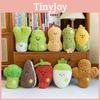 Fruit Realistic Soft Veggie Plushies Coral Fleece Stuffed Playroom Gift Decor