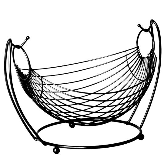 Cesta de frutas criativa nórdica, lanche elegante, design de ferro, cesta de frutas de armazenamento de personalidade para casa