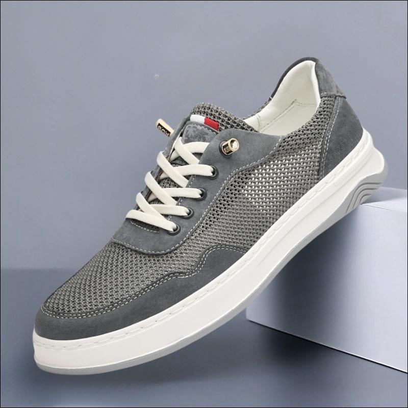 FashionFashion Men Mesh Casual Platform Sneakes LaceUp Trainers Student Sneakes Mens Vulcanized Shoes Tennis Sneakers Zapatillas Hombre