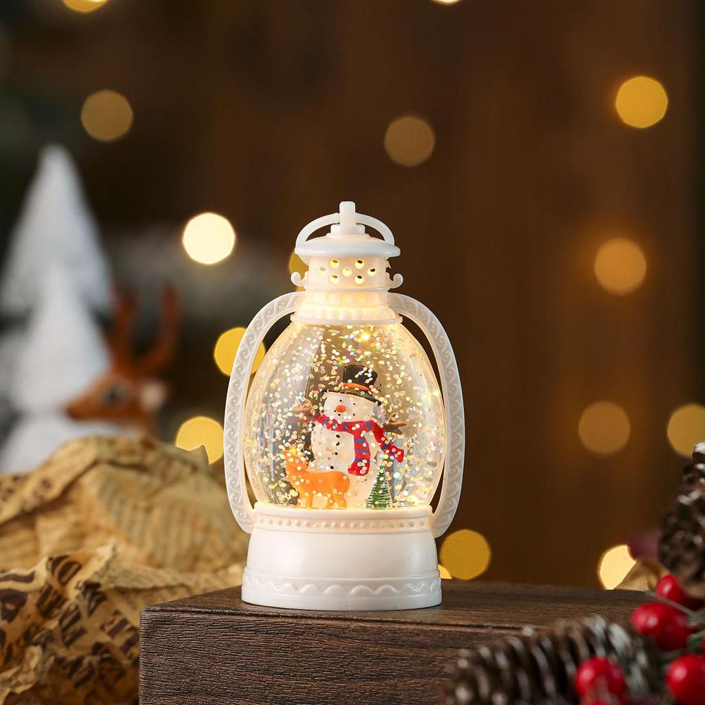 Christmas Glow Snowfall Horse Lantern - Handheld Window Ornament & Gift for Kids