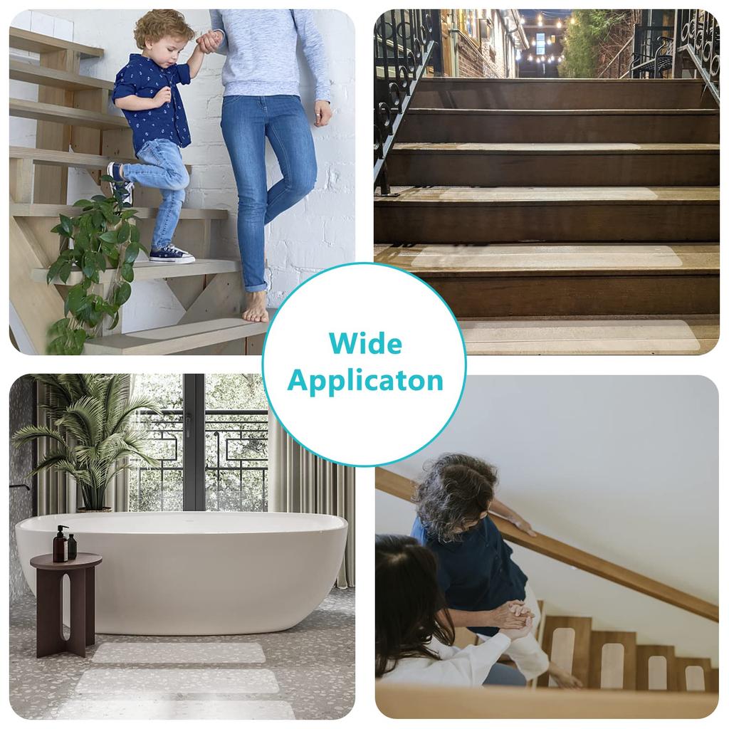 COSIMIXO Clear Anti-Slip Tape, 2" x 33 Yards, Professional Anti-Slip Tape, Made of Transparent