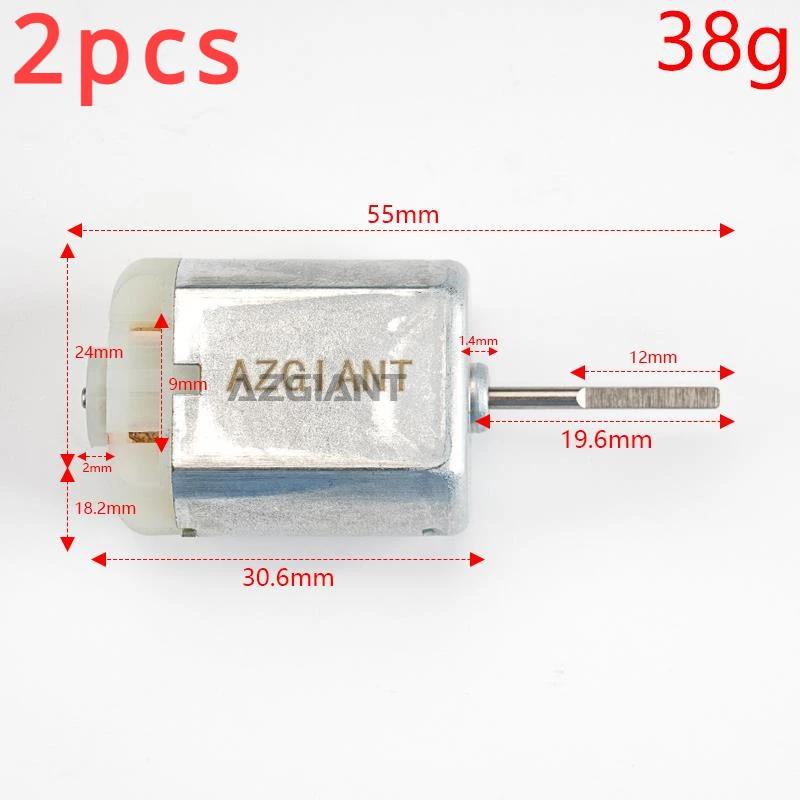 2pcs D Cut Shaft FC-280SC 20150 DC12V Motor for Car Honda Fit Toyota Rearview Mirror Door Lock Repair Motor FC280SC-20150