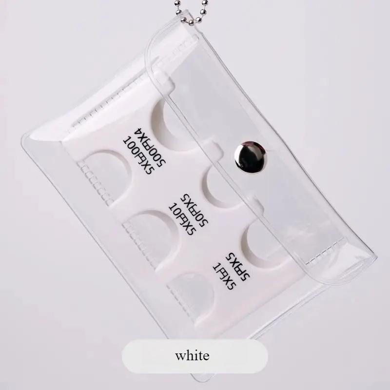 

Japanese Coin Holder Wallet ,Coin Wallet,Mini Wallet,PVC Wallet,Portable Small Change Purse ,Transparent Card Case білий