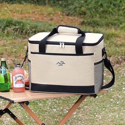 Isolierte Picknick- und Camping-Lunchtasche mit großem Fassungsvermögen
