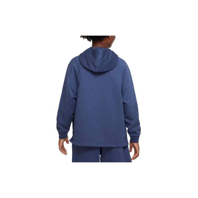 Nike Dri-FIT Athletics Solid Logo Training Hoodie Kids hoodies Navy-Blue DX5374-410
