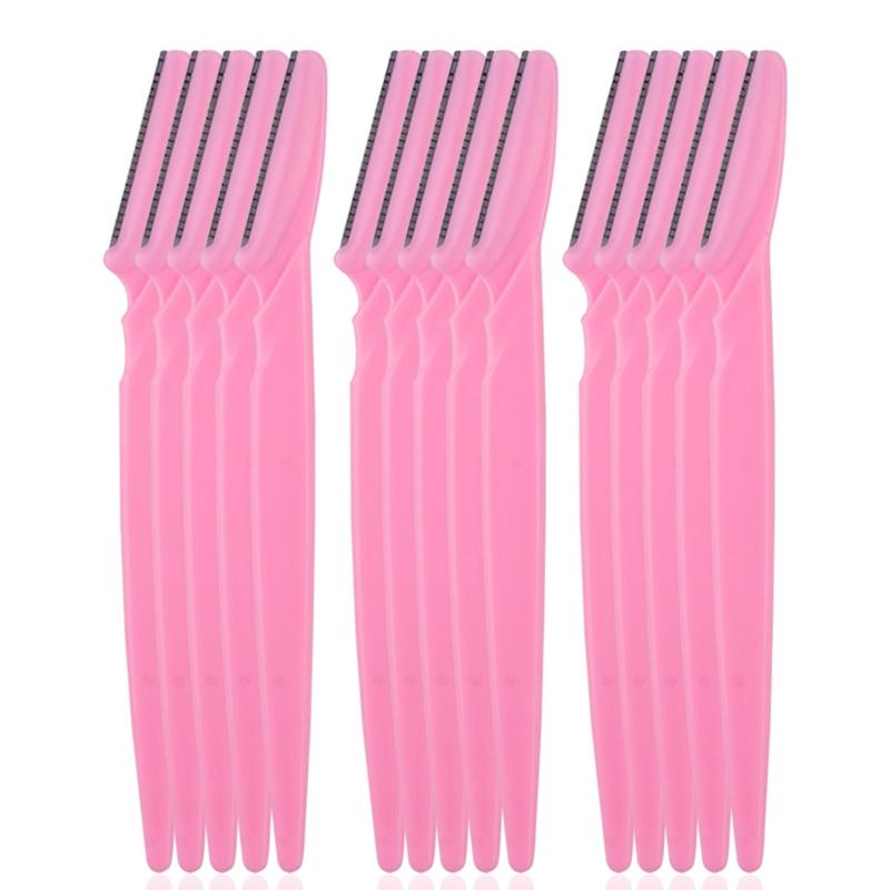 5/10/15Pcs Eyebrow Trimmer Safe Razor Face Body Hair Removal Shaver Blades Woman Eyebrows Shaping Knife Makeup Tools