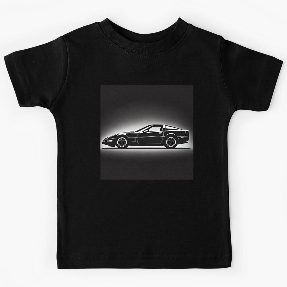 Corvette C4 Silhouette Kids T-Shirt 130