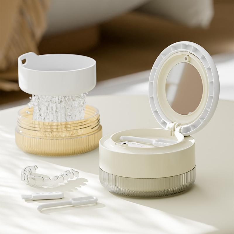 Invisible Braces Storage Box, Orthodontic Retainer Box, Portable Dental Aligner, Vacation Tooth Cleaning Soaking Box