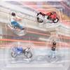 American Diorama Scale Figure Moto Mania Biker Mijo 1/64 Set, Exclusive, AD-76486MJ