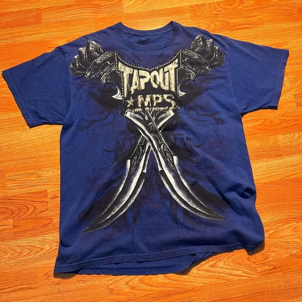 2026 2000s Spartan Red Tričko Pánské Dámské Street Americká Móda Retro Potisk Tričko Hip Hop Streetový Trend Pár Triček
