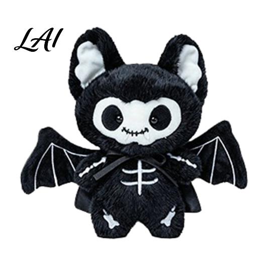 Atmospheric Halloween Home Decor Plush Toy Ghost Skeleton Bat Witch Pumpkin Doll Soft Dolls Stuffed Animal for Kids Spooky Party Haunted