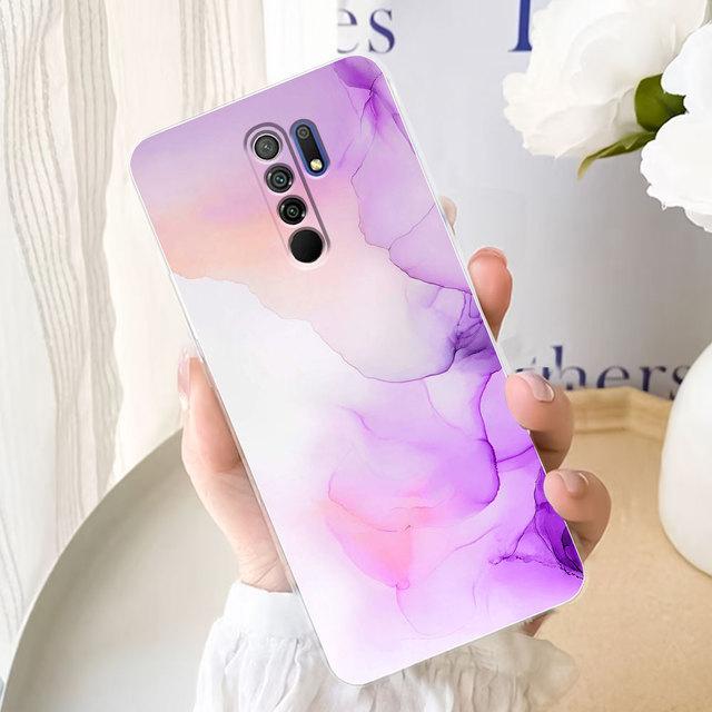 For Redmi 9A 9C NFC Case For Xiaomi Redmi 9 Case Silicon Fashion Clear TPU Back Cover For Xiaomi Redmi 9T 9AT Phone Case Fundas