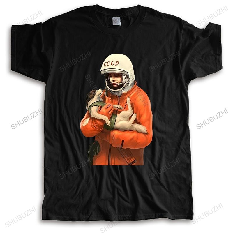Hot sale men brand tshirt Fashion New Gift Tee Yuri Gagarin CCCP Russian USSR Soviet Union man Moscow Russia Funny T Shirt