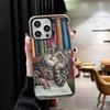 Funny Cats Fashion Style Soft Phone Case for iPhone 15 16 17 Pro Max 17Air 16E 14 Plus 13 12 Mini Shockproof Cover Back Shell