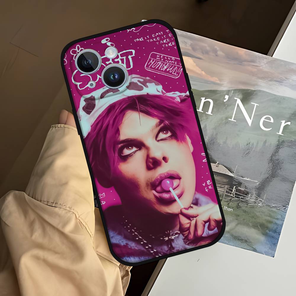 Yungblud Music Singer Phone Case For IPhone 1716 15 14 13 Pro Max 11 12 Mini X Xs XR Black Silicone Cover