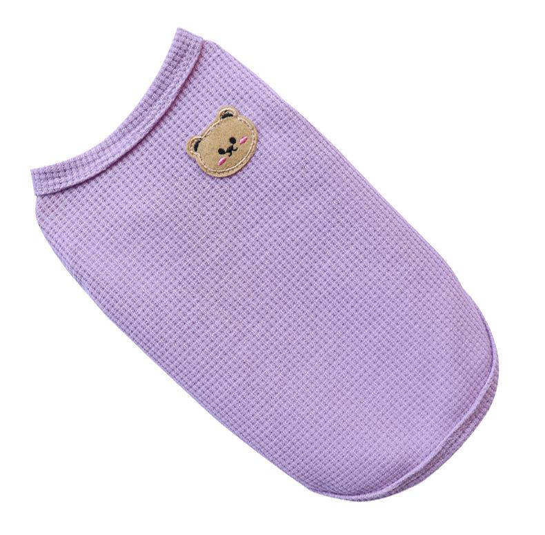 Spring Summer Pet Waffle Vest Teddy Bichon Puppy Dog Anxiety Outfit Cat Clothes Fashion Dog Clothes