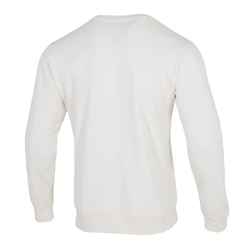 Adidas Letter Round Neck Long Sleeve Sweatshirt Men Sweatshirt Chalk-White KA0994