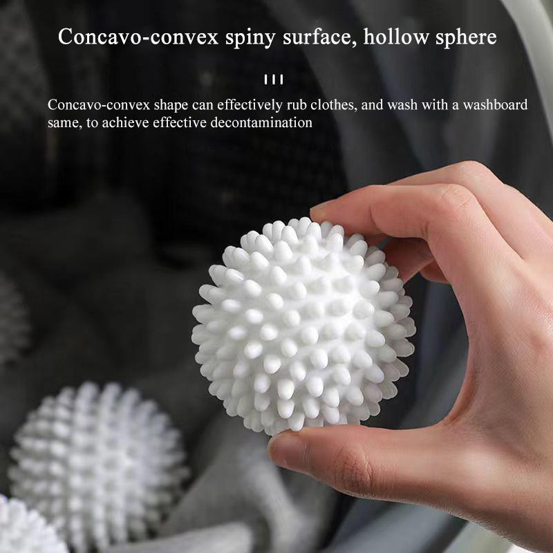 Magic Klesvask Ball Gjenbrukbar PVC Solid Rengjøringsball Husholdningsrengjøring Vaskemaskin Klær Mykner Rengjøringsverktøy