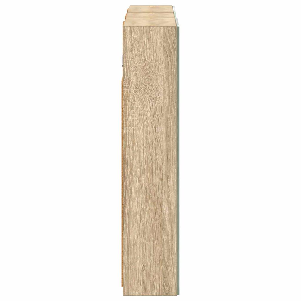 Bathroom Cabinet Set 3 Pcs 80 X 10.5 X 50 Cm Particleboard
