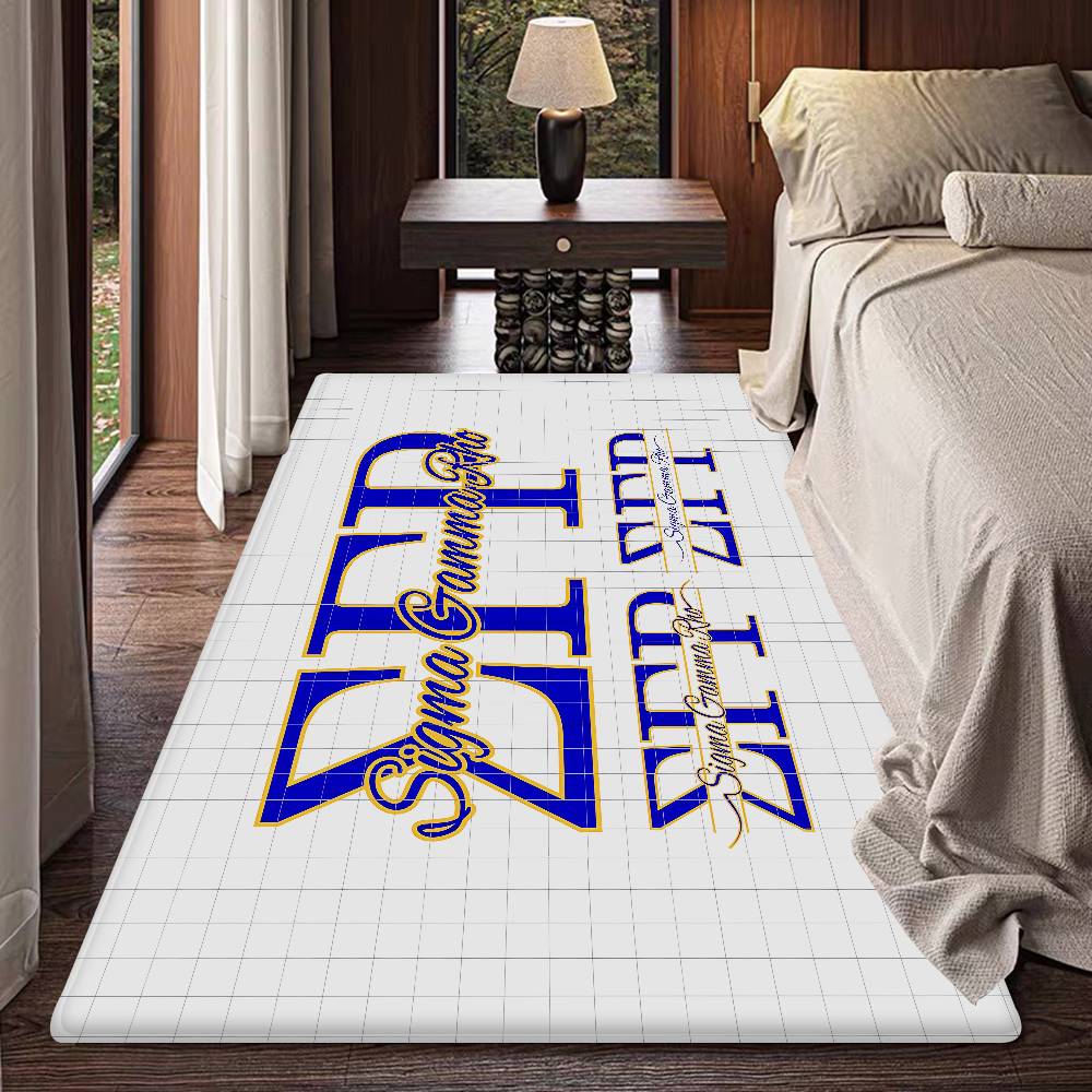 Sigma Gamma Rho Floor Mat Kids Room Bedroom Decoration Balcony Anti-Slip Doormat Living Room Welcome Rug