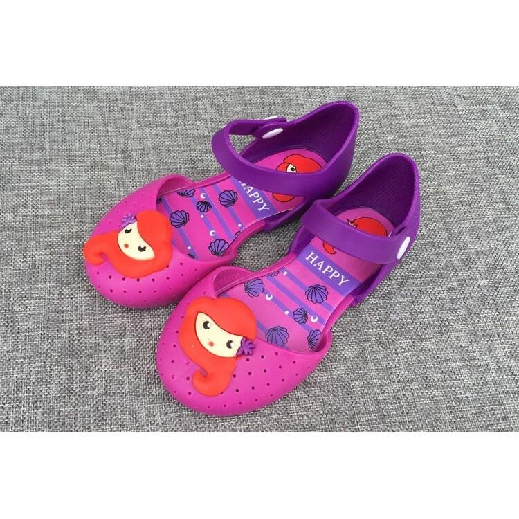 Neue Mini Melissa Meerjungfrauen-Sandalen für Mädchen, Prinzessinnen-Babyschuhe, in US-Größe 813