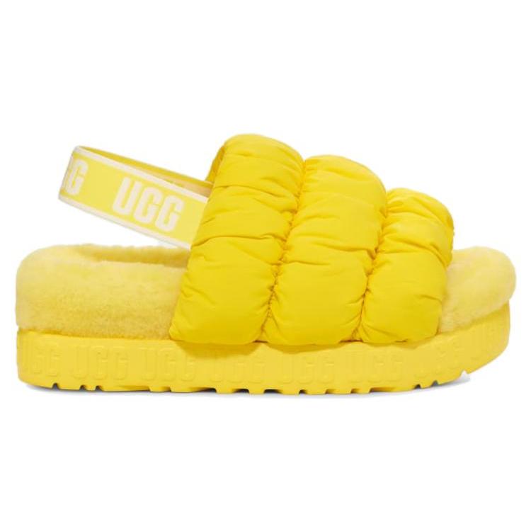 New UGG Strap Sandals Women's Yellow 1140192-SYYL