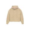 Fear of God Essentials FW23 Cable Knit Hoodie 'Gold Heather' Men's 192BT234393F