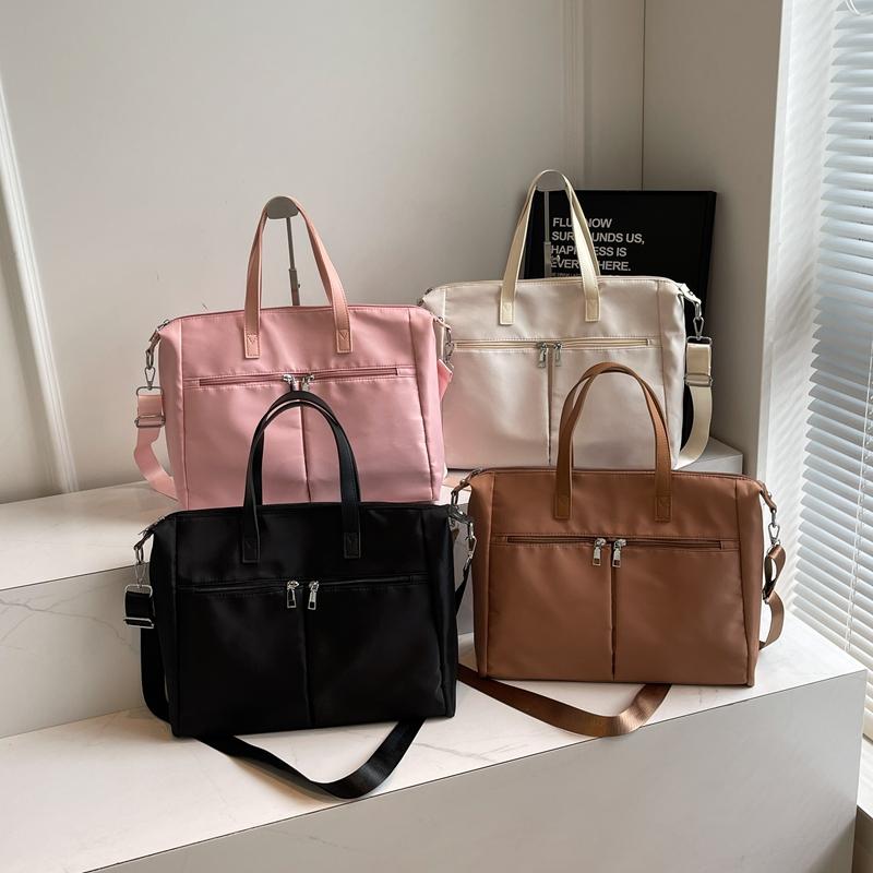 Большая вместительная женская сумка через плечо — фото 8