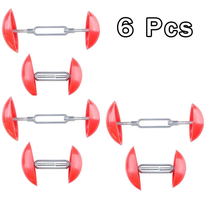 4Pcs / 6Pcs Non Slip Shoe Widener Expander for Men & Women Adjustable Mini Shoe Stretchers-- Red High Heel Shoe Trees Shaper