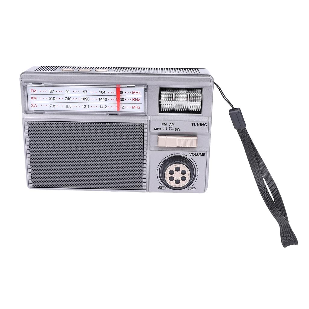   Solar Radio Portable AM FM SW Radio Support Rechargble Battery and Solar Panels Power Supply for Camping Outdoor Activities
