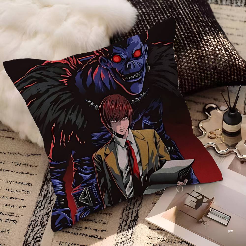 Anime D-death Note Polštář Dárek Domácí Kancelářská Dekorace Polštář Ložnice Pohovka Auto Potah Polštáře Povlak na Polštář