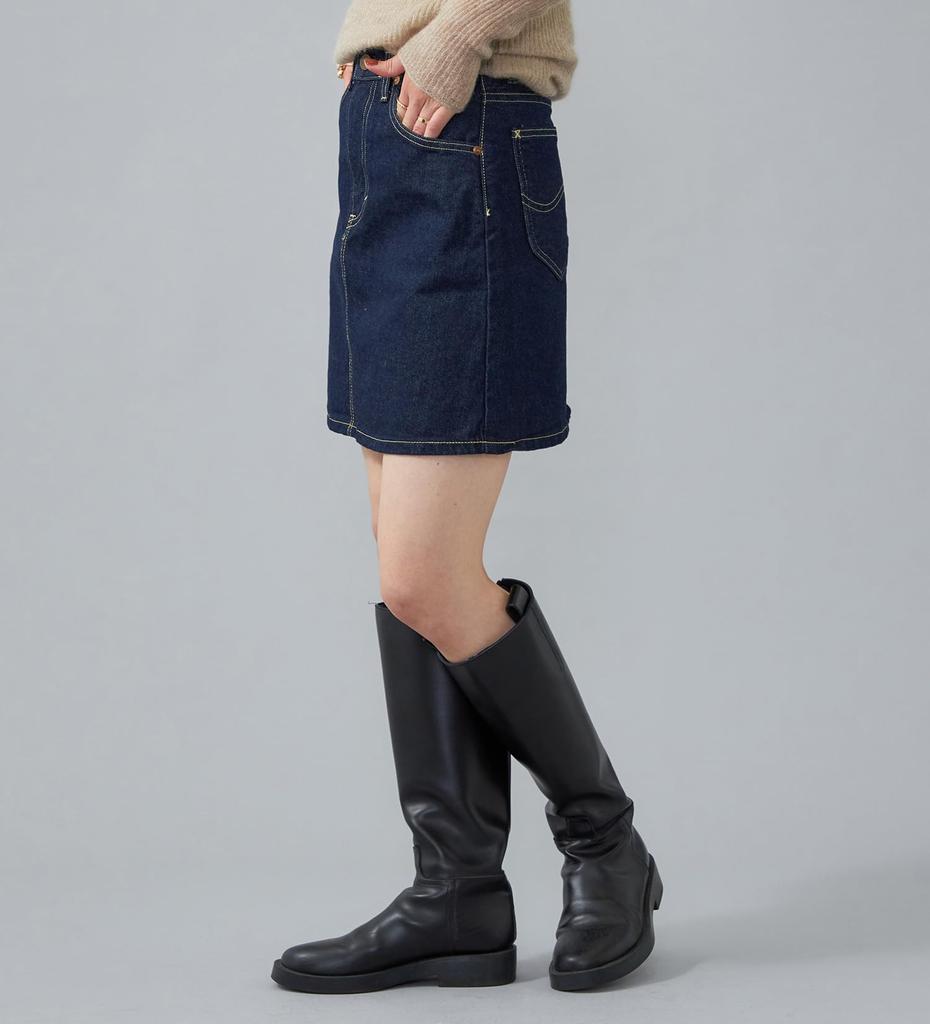 Lee Jeans Denim Mini Skirt LL2634 RINSE M Women's