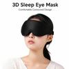 Masque de Sommeil Profond 3D en Mousse à Mémoire Zéro Pression Cache-Yeux Bandeau de Sommeil Voyage Yoga Siestes
