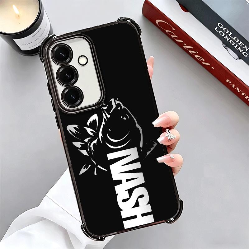 Nash Fishing Fish Mark Plating Handyhülle Für Samsung A17 A07 A37 A57 A16 A56 A15 A55 A14 A54 A13 A53 A26 A36 A25 A35 A24 A34 A2