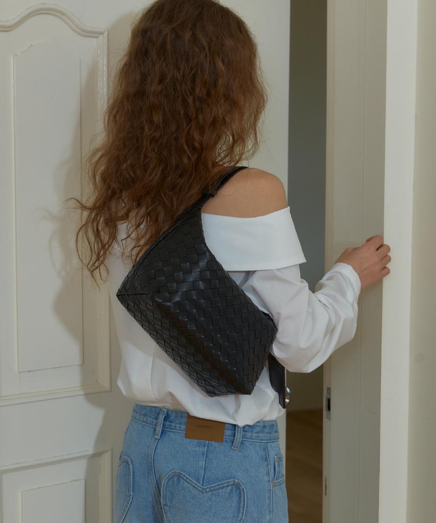 Anoetic Anc Weaving Mesh Mini Bag_Black