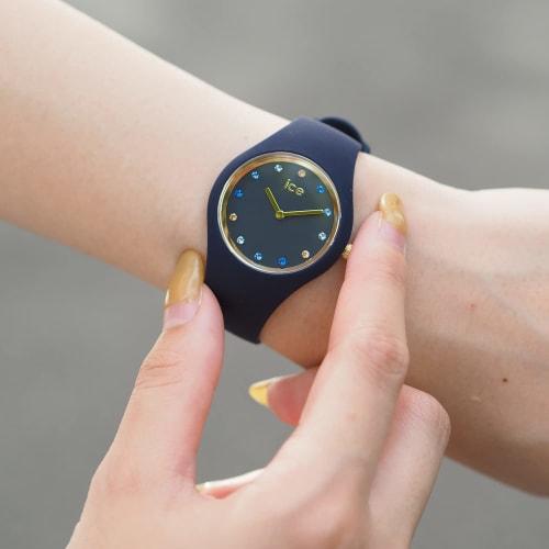 Authorized Dealer Ice-Watch Ice Watch Women's / 016301 ICE Cosmos Ice Cosmos Blue Shade Small