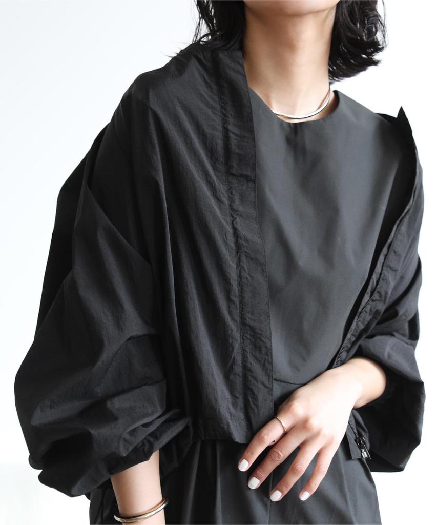 Yours Drawstring Blouson Rash Guard BFXU1739 Women's L Black