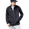 Li Ning Solid Color Stand Collar Zipper Brand Logo Embroidered Loose Long Sleeve Jacket Men jackets Black AJDR475-3
