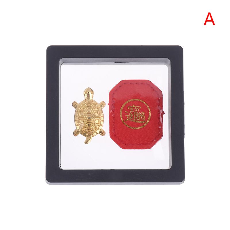 1/3Pcs Money Turtle Feng Shui Turtle Temple Lucky Wealth Mini Golden Tortoise Guarding Praying Home Decor Lucky Gift A