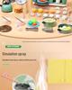 Kids' Kitchen Playset: Interactive Stove with Simulated Cooking and Spray Features - Perfect Pretend Play Gift