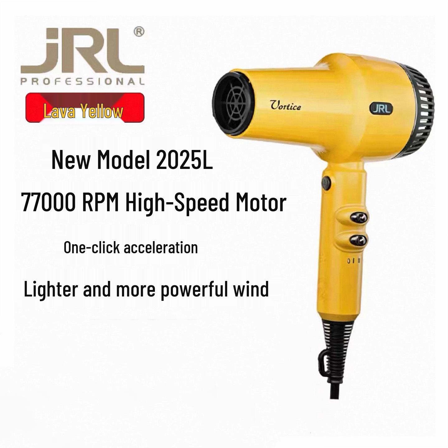 JRL 2025L Professional Dual-Use Negative Ion Hair Dryer for Quick Styling