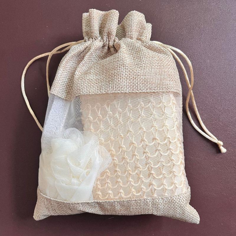 3PCS Bath Set with Loofah Pumice Stone Sisal Scrub for Body Back Face Gentle Exfoliating Massage Deep Cleaning Bathing Tools Set