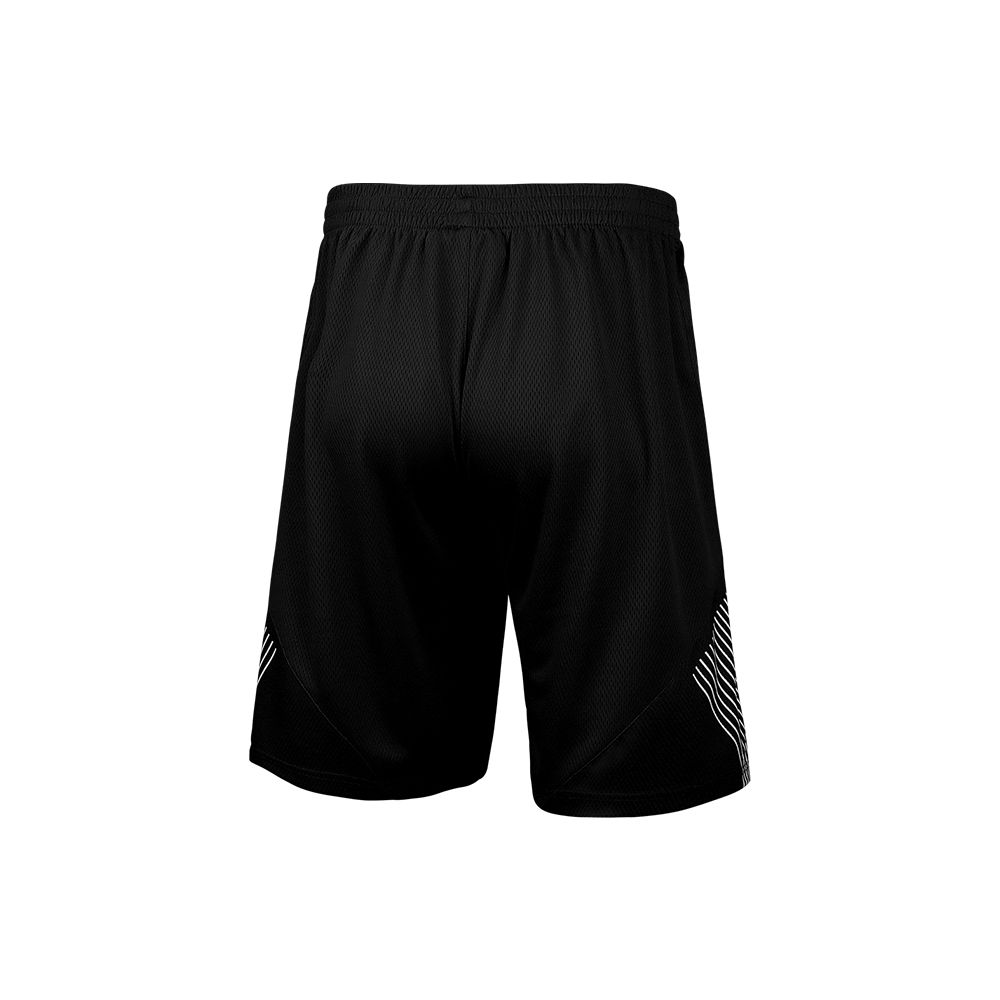 Under Armour Line Print Logo Basketball Knit Shorts Men Shorts Black 22500202-001